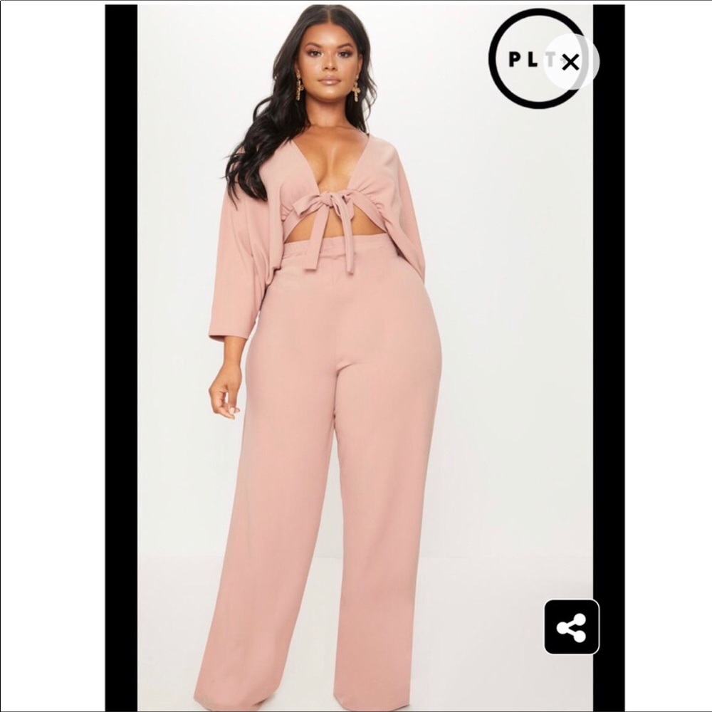 PLT Mauve Cut Out JumpSuit!